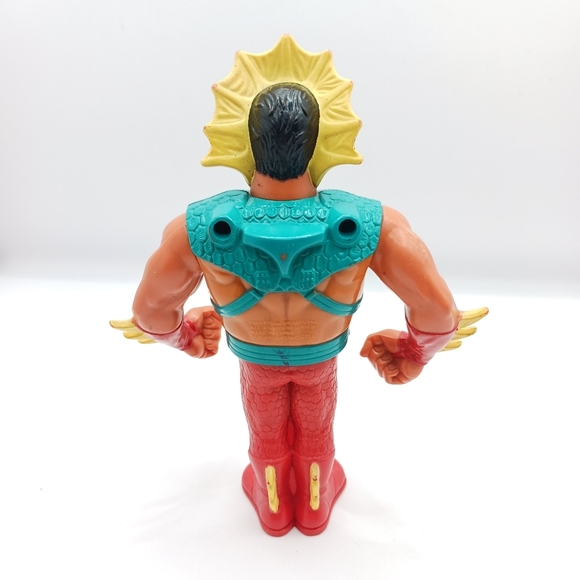 Vintage 1991 WWF WWE Hasbro Series 4 Ricky The Dragon Steamboat Action Figure - Picture 3 of 7